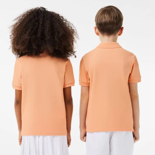 Lacoste Girl Clothing-Kids' Regular Fit Petit Pique Polo Shirt