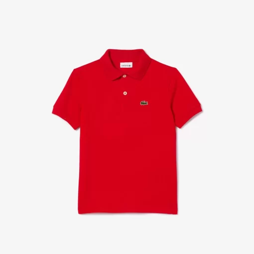 Lacoste Girl Clothing-Kids' Regular Fit Petit Pique Polo Shirt