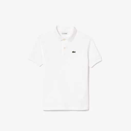 Lacoste Girl Clothing-Kids' Regular Fit Petit Pique Polo Shirt