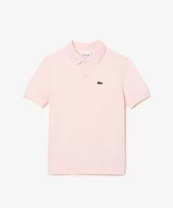 Lacoste Girl Clothing-Kids' Regular Fit Petit Pique Polo Shirt