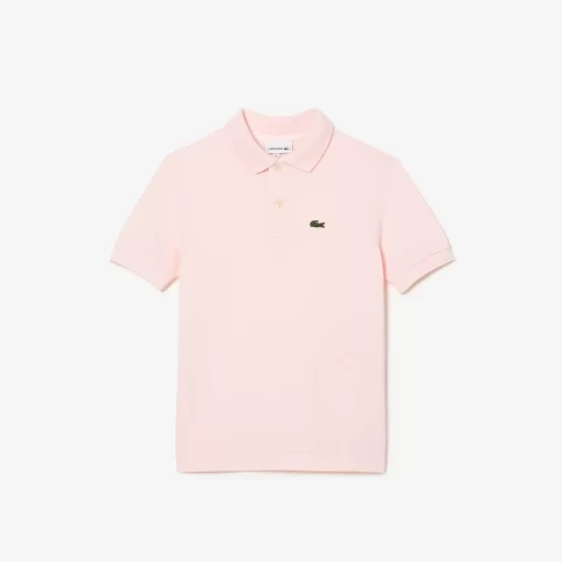 Lacoste Girl Clothing-Kids' Regular Fit Petit Pique Polo Shirt