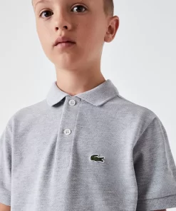 Lacoste Girl Clothing-Kids' Regular Fit Petit Pique Polo Shirt