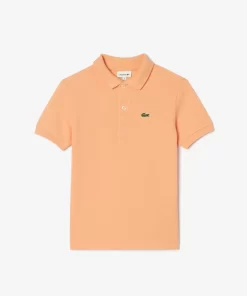 Lacoste Girl Clothing-Kids' Regular Fit Petit Pique Polo Shirt