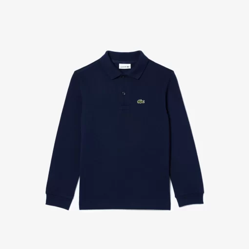 Lacoste Boy Clothing-Kids' Regular Fit Petit Pique Polo Shirt