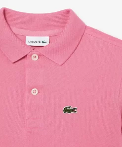 Lacoste Girl Clothing-Kids' Regular Fit Petit Pique Polo Shirt