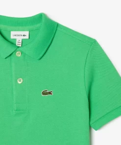 Lacoste Clothing-Kids' Regular Fit Petit Pique Polo Shirt