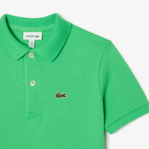 Lacoste Clothing-Kids' Regular Fit Petit Pique Polo Shirt