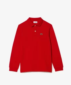 Lacoste Boy Clothing-Kids' Regular Fit Petit Pique Polo Shirt