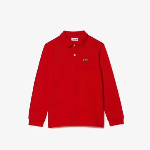 Lacoste Boy Clothing-Kids' Regular Fit Petit Pique Polo Shirt