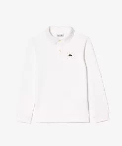 Lacoste Boy Clothing-Kids' Regular Fit Petit Pique Polo Shirt