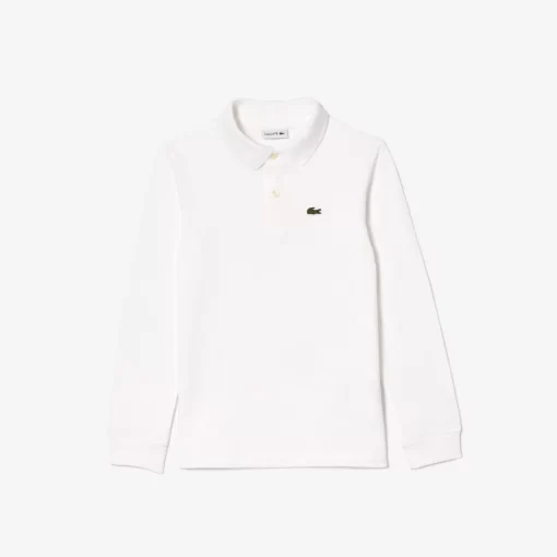 Lacoste Boy Clothing-Kids' Regular Fit Petit Pique Polo Shirt