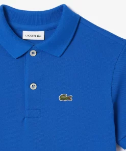 Lacoste Clothing-Kids' Regular Fit Petit Pique Polo Shirt