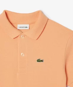 Lacoste Girl Clothing-Kids' Regular Fit Petit Pique Polo Shirt