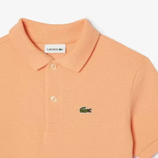 Lacoste Girl Clothing-Kids' Regular Fit Petit Pique Polo Shirt