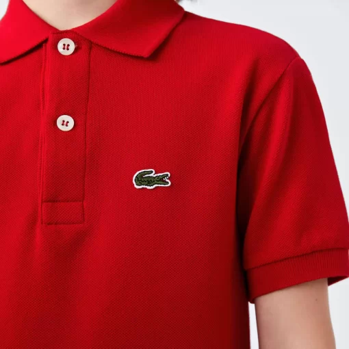 Lacoste Girl Clothing-Kids' Regular Fit Petit Pique Polo Shirt