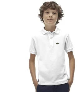 Lacoste Clothing-Kids' Regular Fit Petit Pique Polo Shirt