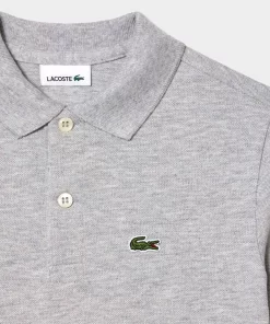 Lacoste Girl Clothing-Kids' Regular Fit Petit Pique Polo Shirt