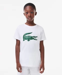 Lacoste Boy Clothing-Kids' Sport Tennis Technical Jersey Croc T-Shirt