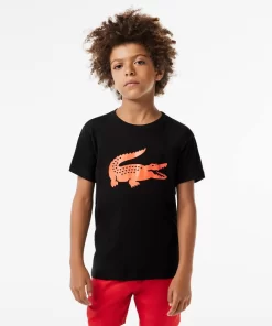 Lacoste Boy Clothing-Kids' Sport Tennis Technical Jersey Croc T-Shirt