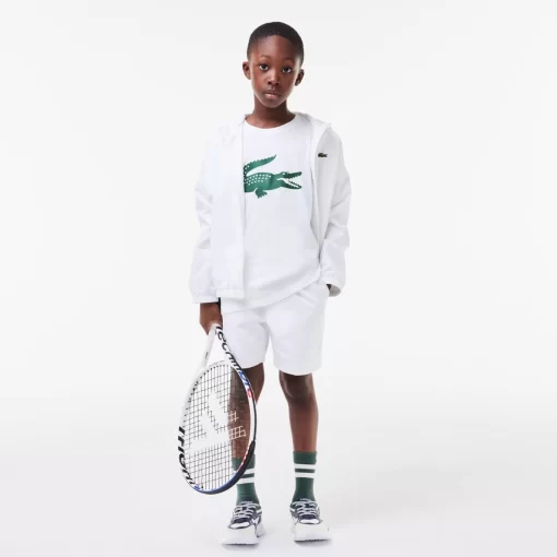 Lacoste Boy Clothing-Kids' Sport Tennis Technical Jersey Croc T-Shirt