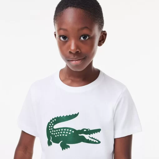 Lacoste Boy Clothing-Kids' Sport Tennis Technical Jersey Croc T-Shirt