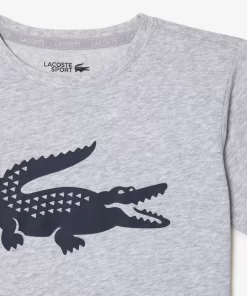 Lacoste Boy Clothing-Kids' Sport Tennis Technical Jersey Croc T-Shirt