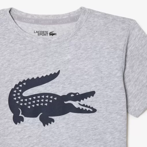 Lacoste Boy Clothing-Kids' Sport Tennis Technical Jersey Croc T-Shirt