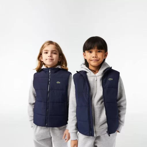 Lacoste Girl Clothing-Kids' Taffeta Vest Jacket