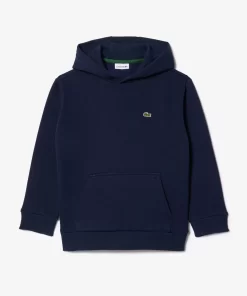 Lacoste Boy Clothing-Kids' Organic Cotton Flannel Hoodie