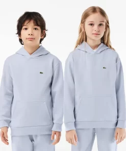 Lacoste Girl Clothing-Kids' Organic Cotton Flannel Hoodie