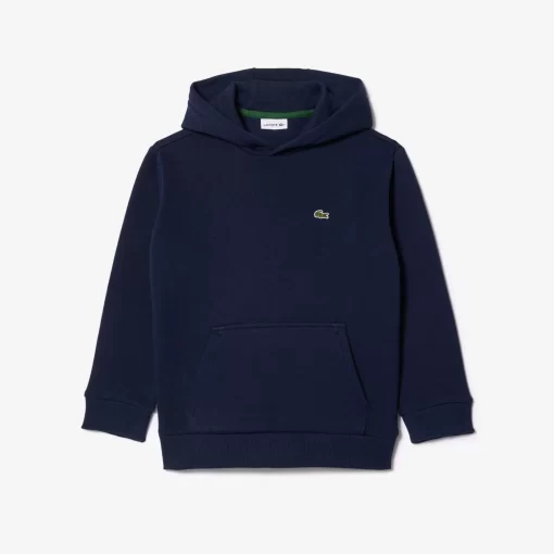 Lacoste Boy Clothing-Kids' Organic Cotton Flannel Hoodie