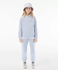 Lacoste Girl Clothing-Kids' Organic Cotton Flannel Hoodie