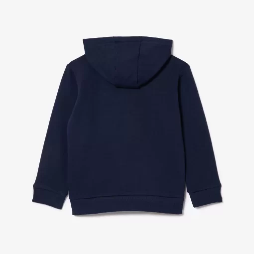 Lacoste Boy Clothing-Kids' Organic Cotton Flannel Hoodie