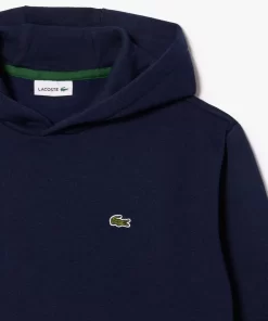 Lacoste Boy Clothing-Kids' Organic Cotton Flannel Hoodie