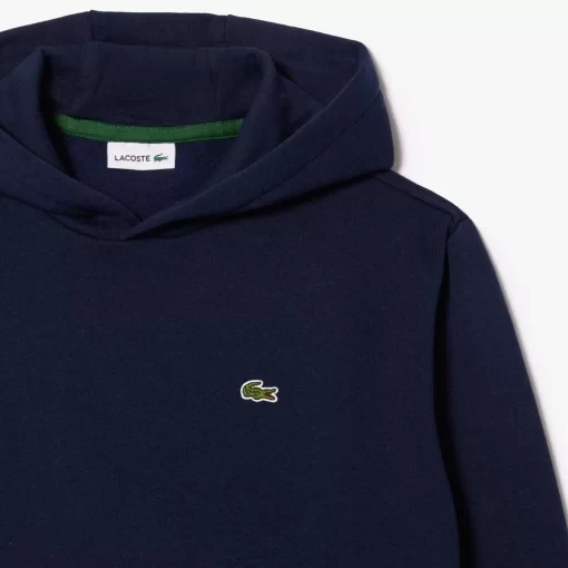 Lacoste Boy Clothing-Kids' Organic Cotton Flannel Hoodie