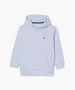 Lacoste Girl Clothing-Kids' Organic Cotton Flannel Hoodie