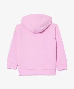 Lacoste Girl Clothing-Kids' Organic Cotton Flannel Hoodie