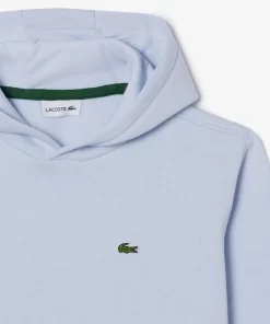 Lacoste Girl Clothing-Kids' Organic Cotton Flannel Hoodie