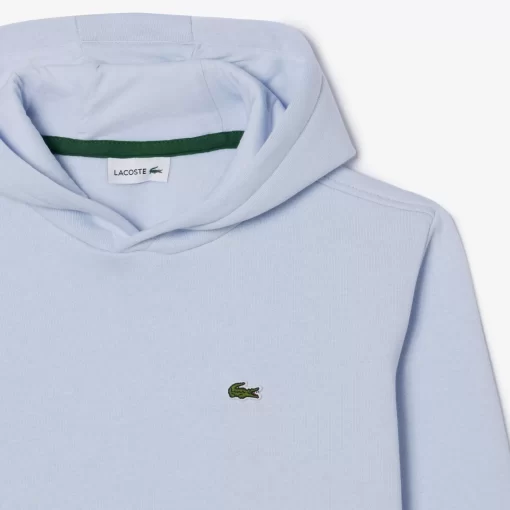 Lacoste Girl Clothing-Kids' Organic Cotton Flannel Hoodie