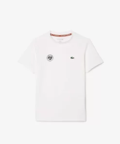 Lacoste Girl Clothing-Kids' Roland Garros Edition Performance Ultra-Dry Jersey T-Shirt