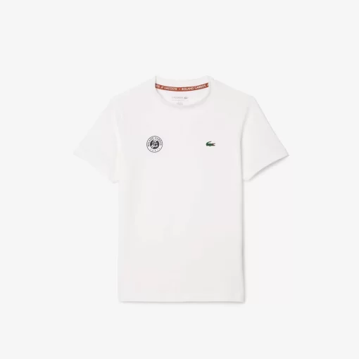 Lacoste Girl Clothing-Kids' Roland Garros Edition Performance Ultra-Dry Jersey T-Shirt