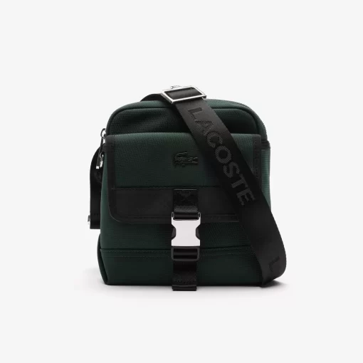 Lacoste Vertical Bags-Kome Nylon Camera Bag With External Pocket