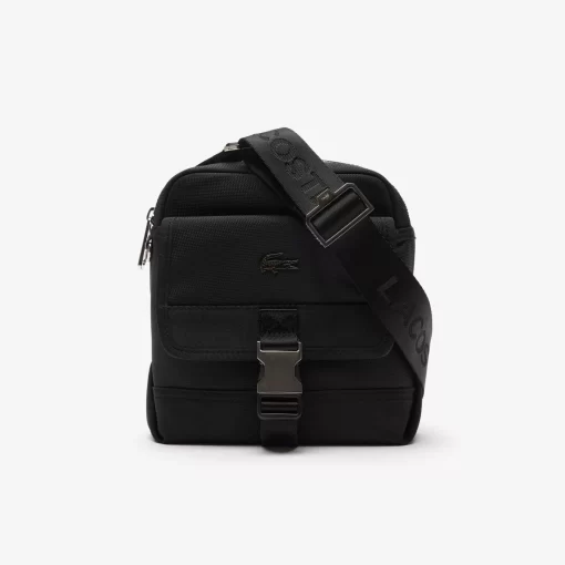 Lacoste Vertical Bags-Kome Nylon Camera Bag With External Pocket