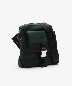 Lacoste Vertical Bags-Kome Nylon Camera Bag With External Pocket