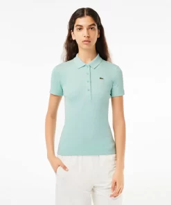 Lacoste Polo Shirts-L.12.D Slim Fit Ribbed Cotton Polo Shirt