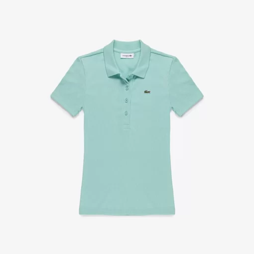 Lacoste Polo Shirts-L.12.D Slim Fit Ribbed Cotton Polo Shirt