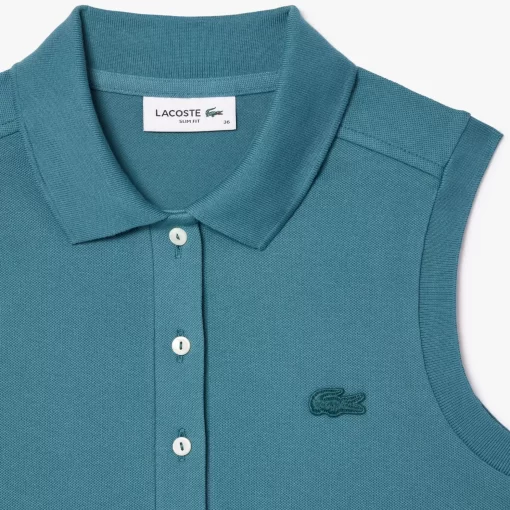 Lacoste Polo Shirts-L.12.D Slim Fit Sleeveless Polo Shirt