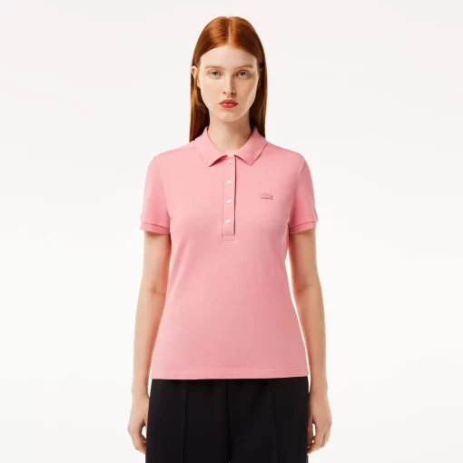 Lacoste Polo Shirts-L.12.D Slim Fit Stretch Mini Pique Polo Shirt