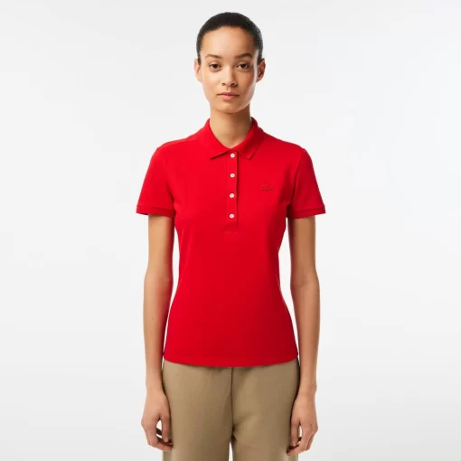 Lacoste Polo Shirts-L.12.D Slim Fit Stretch Mini Pique Polo Shirt