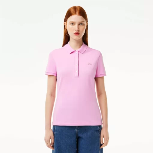 Lacoste Polo Shirts-L.12.D Slim Fit Stretch Mini Pique Polo Shirt